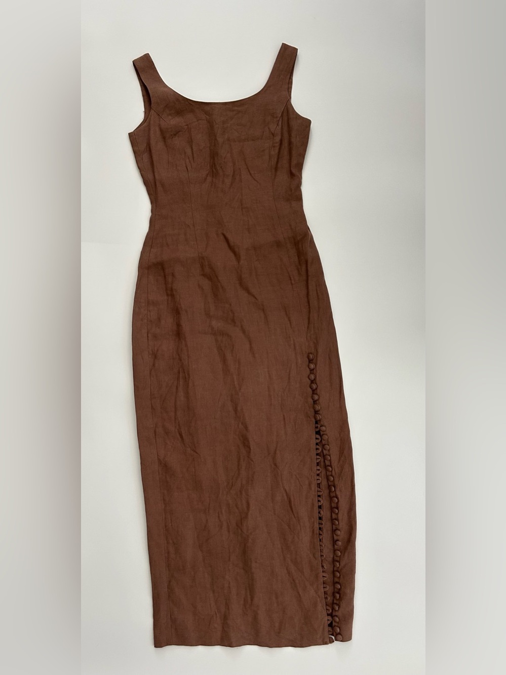Vintage Elizabeth Wayman New York Linen Midi Dress
90’s
Classic
Sheath
Size 2